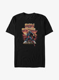super hero Steel Man Big Tall T-Shirt