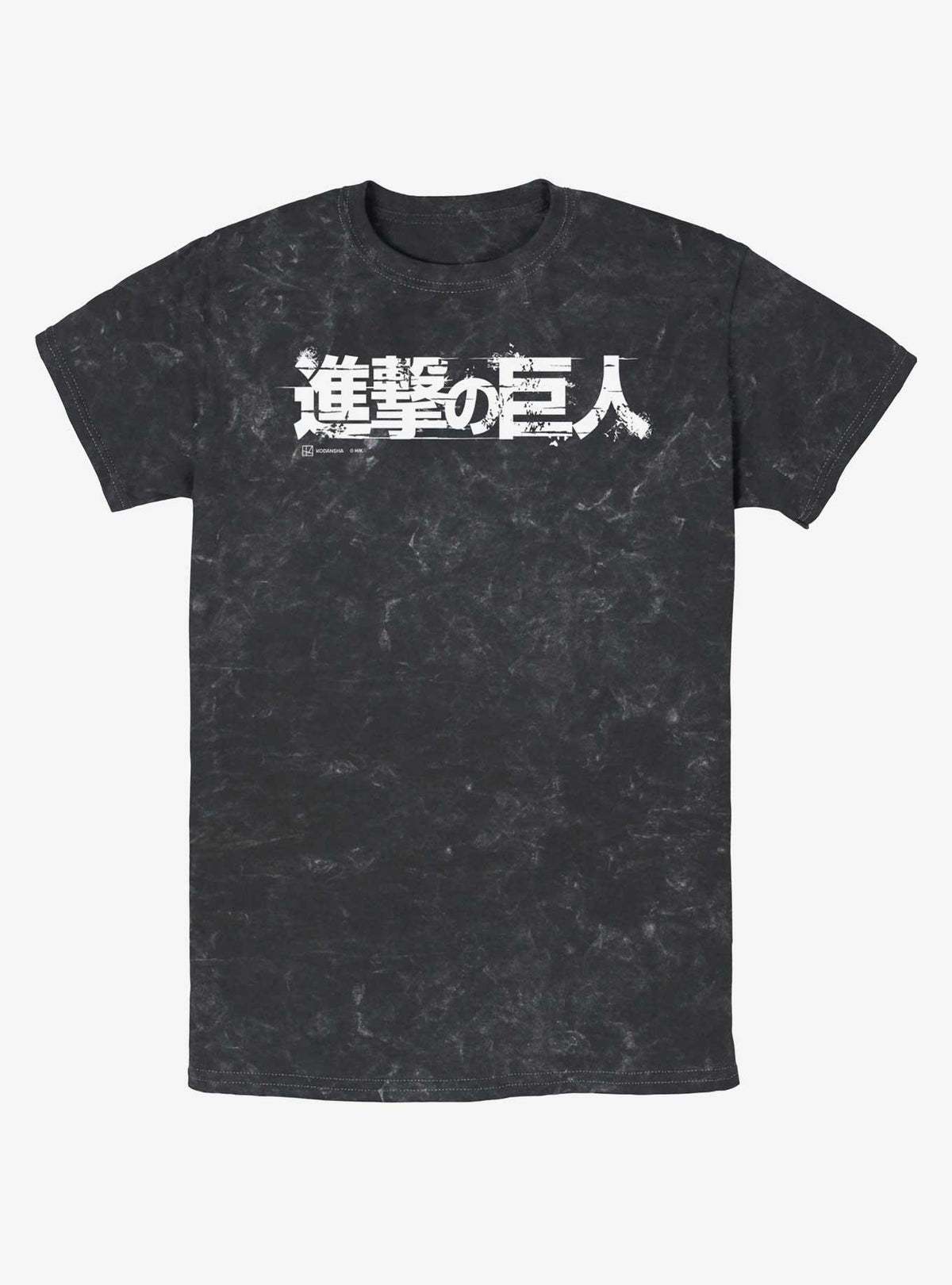 dark fantasy anime Japanese Logo Mineral Wash T-Shirt