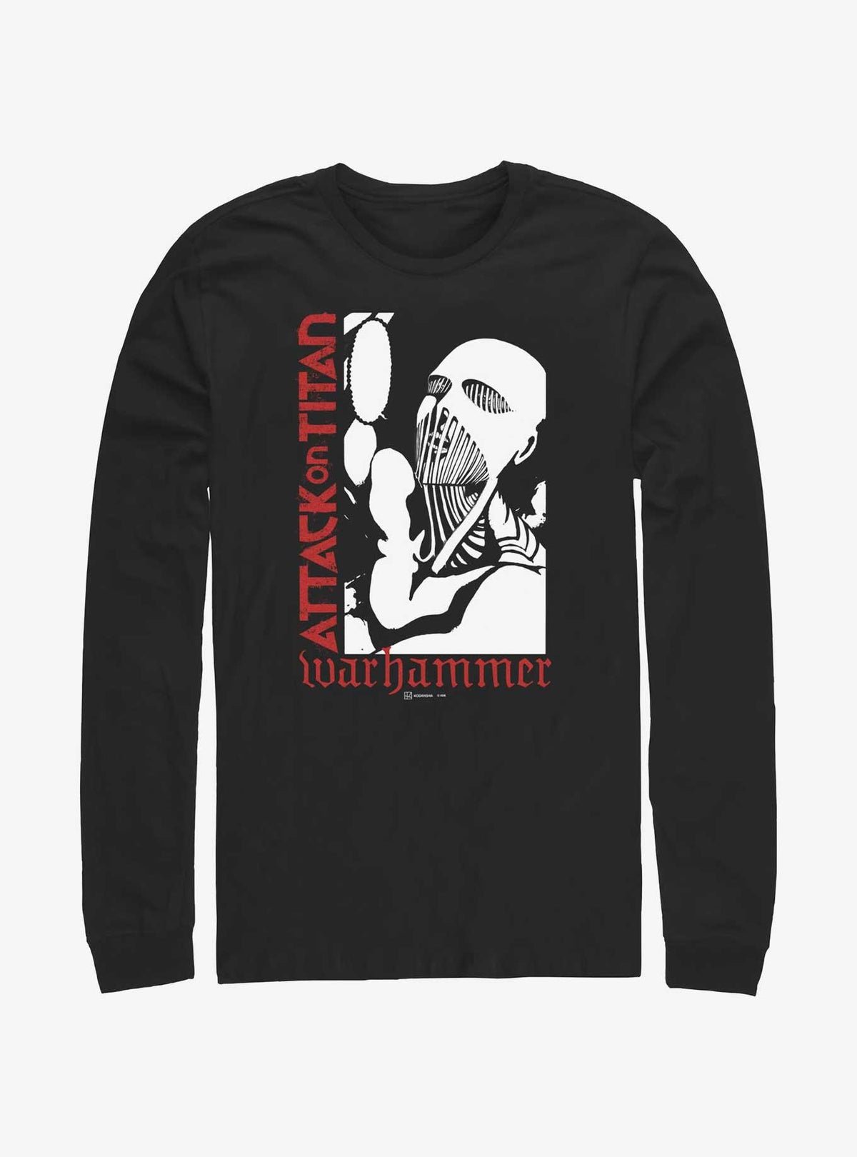 dark fantasy anime War Hammer Titan Long-Sleeve T-Shirt