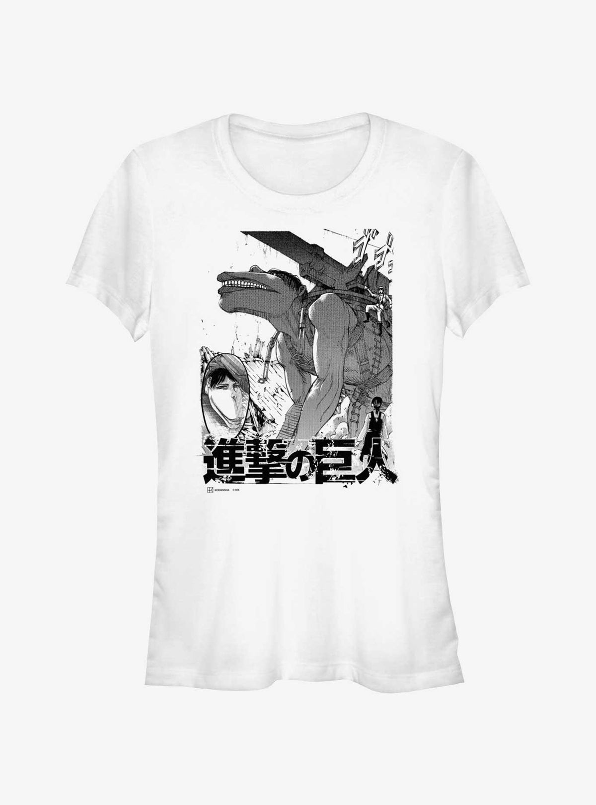dark fantasy anime Cart Titan Demolition Girls T-Shirt