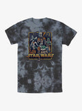 space adventure The Mandalorian Retro Mandalorian Tie-Dye T-Shirt