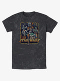 space adventure The Mandalorian Retro Mandalorian Mineral Wash T-Shirt