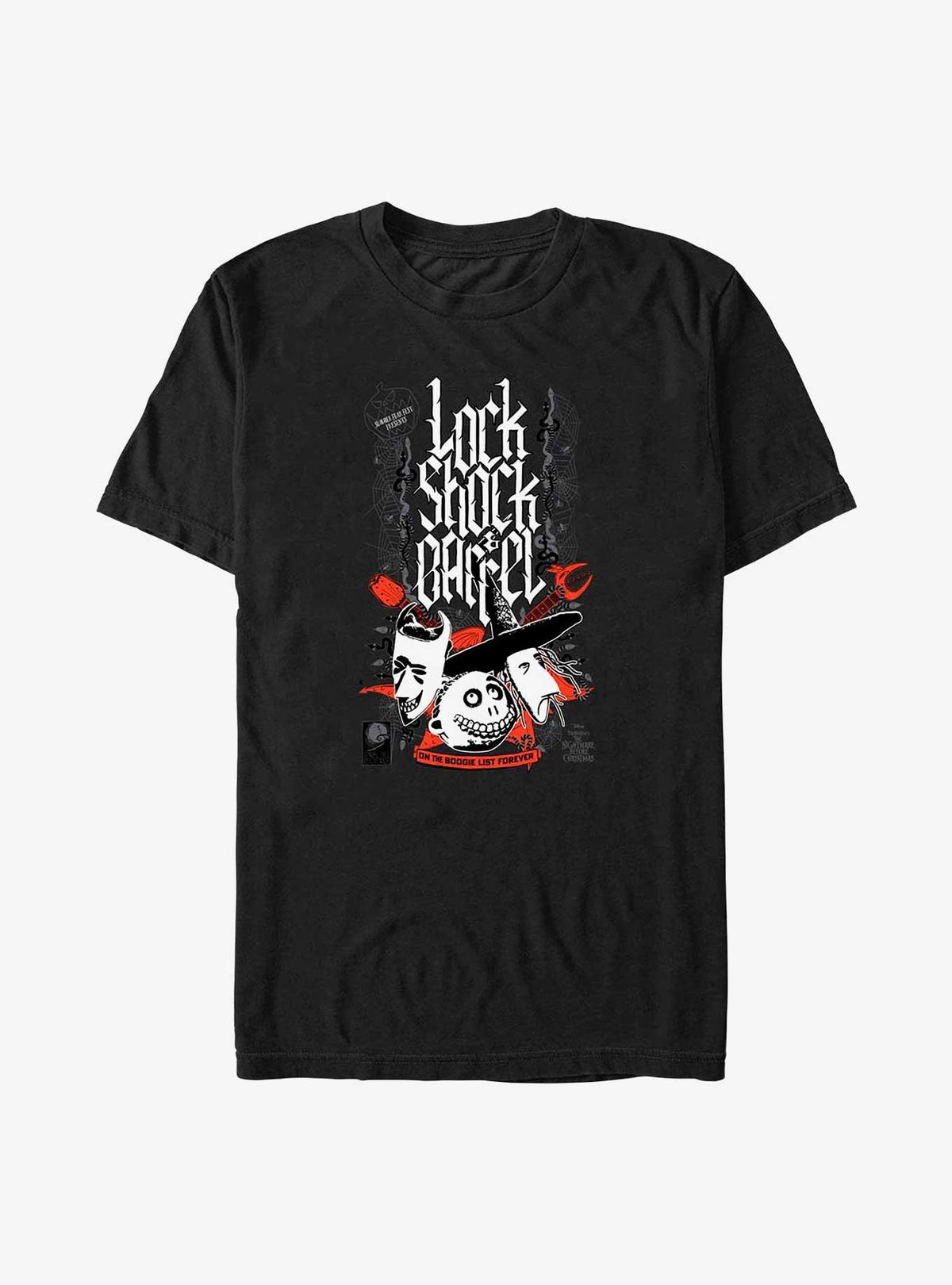 spooky holiday Boogie List Lock Shock Barrel Big Tall T-Shirt