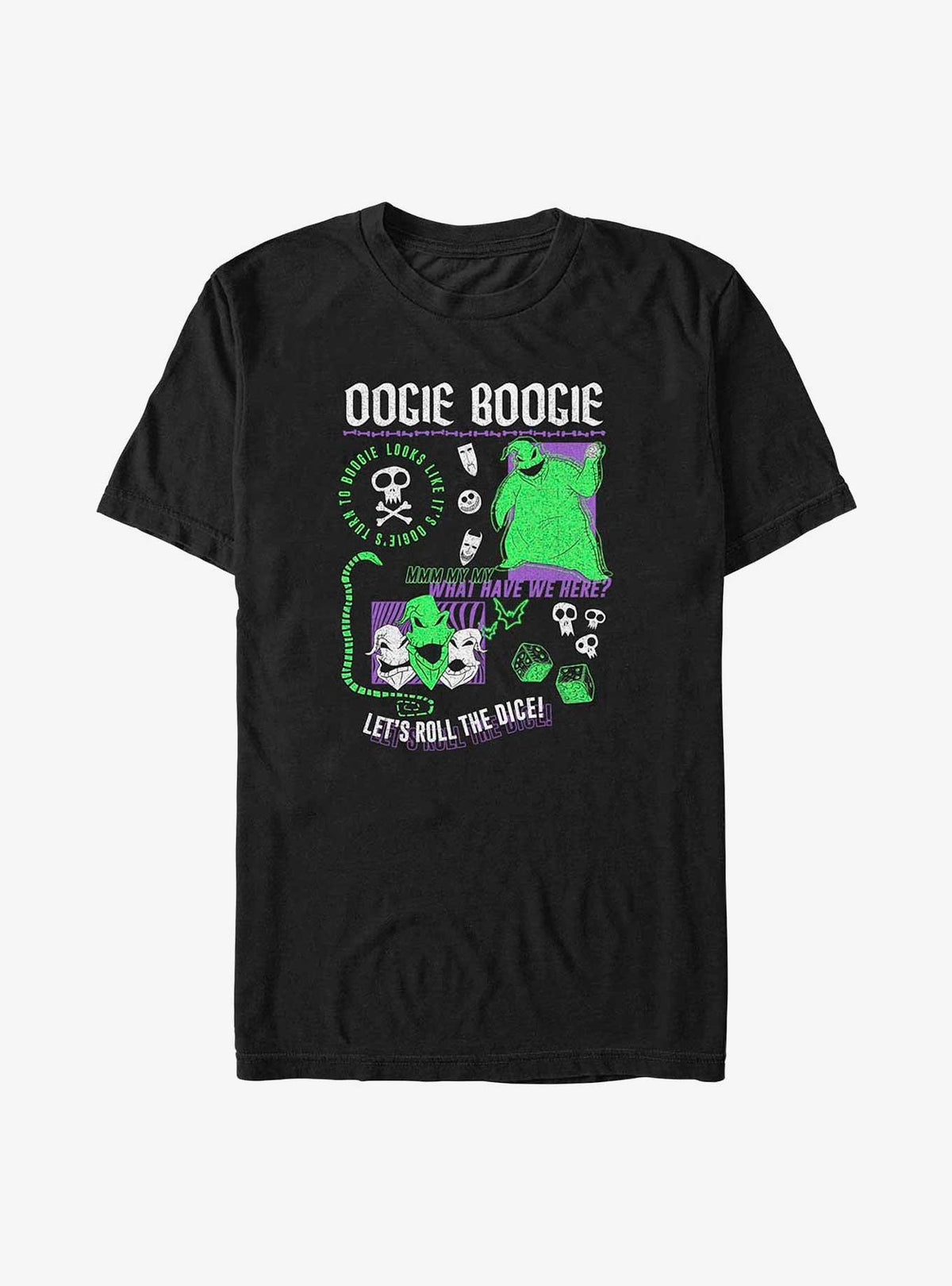 spooky holiday Oogie Boogie Let's Roll The Dice Big Tall T-Shirt