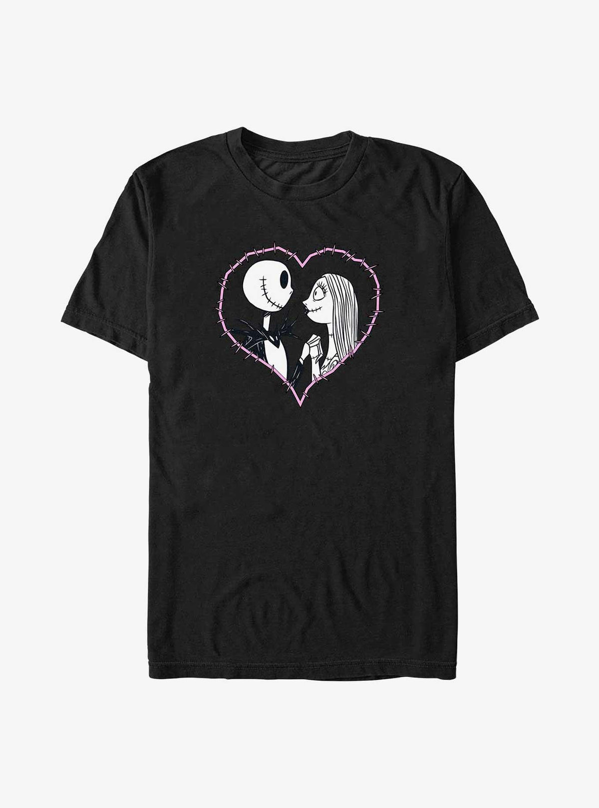 spooky holiday Jack Sally Heart cute blue alien Big Tall T-Shirt