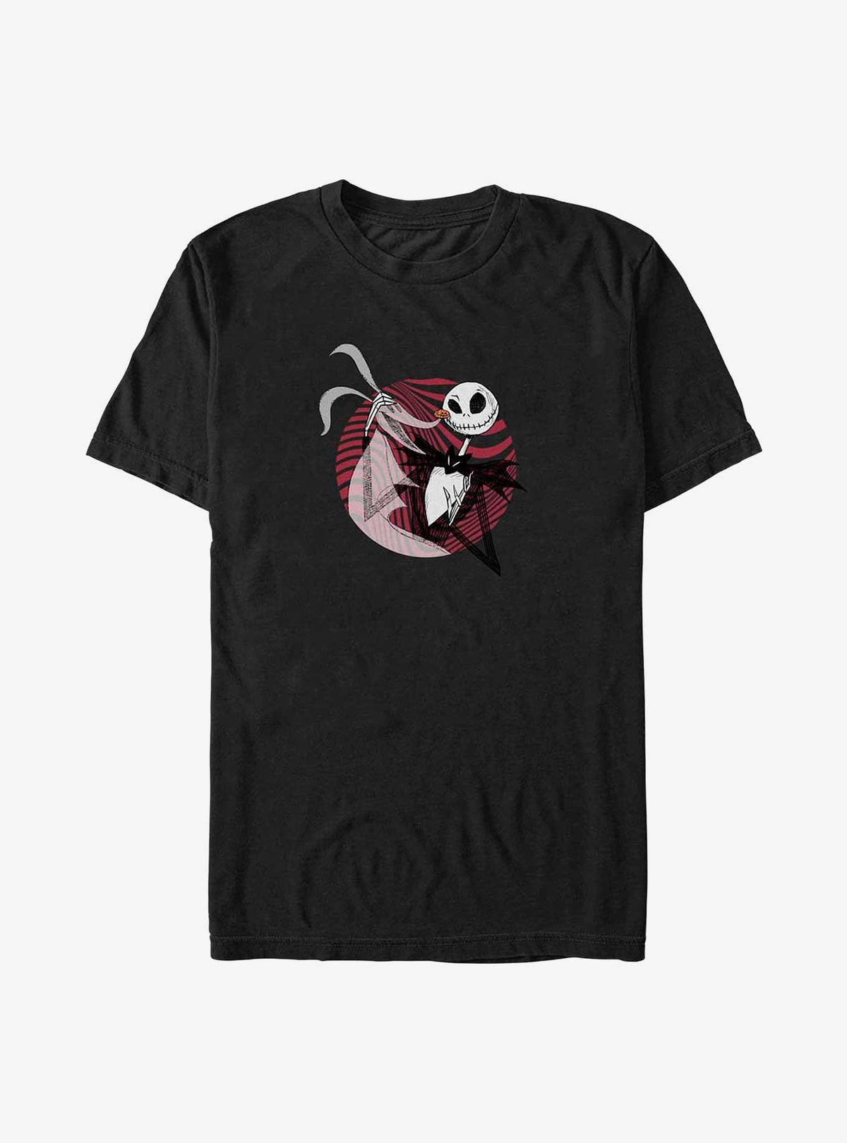 spooky holiday Scaring Is Caring Zero and Jack Big Tall T-Shirt