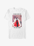 101 Dalmatians Cruella De Vil Only Here For Free Candy Big Tall T-Shirt