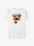 Indiana Jones Postcard Stamp Big Tall T-Shirt