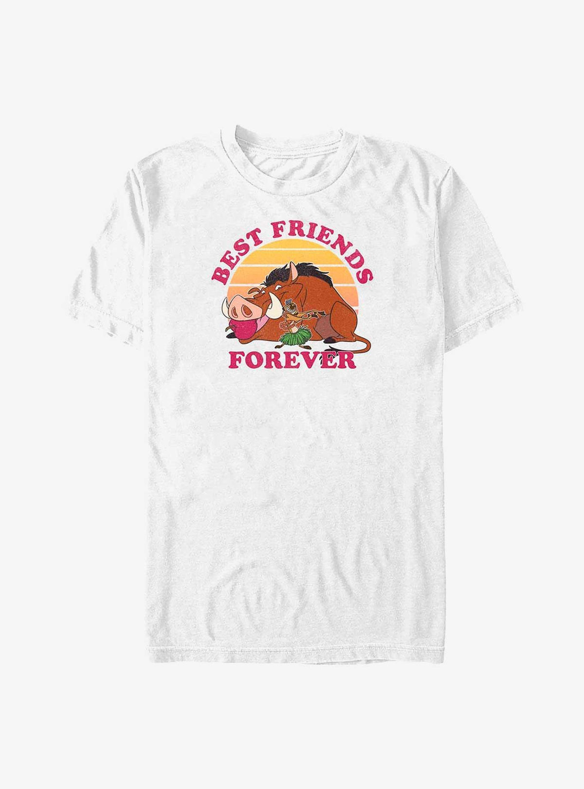 The Lion King Timon Pumbaa BFF's Big Tall T-Shirt