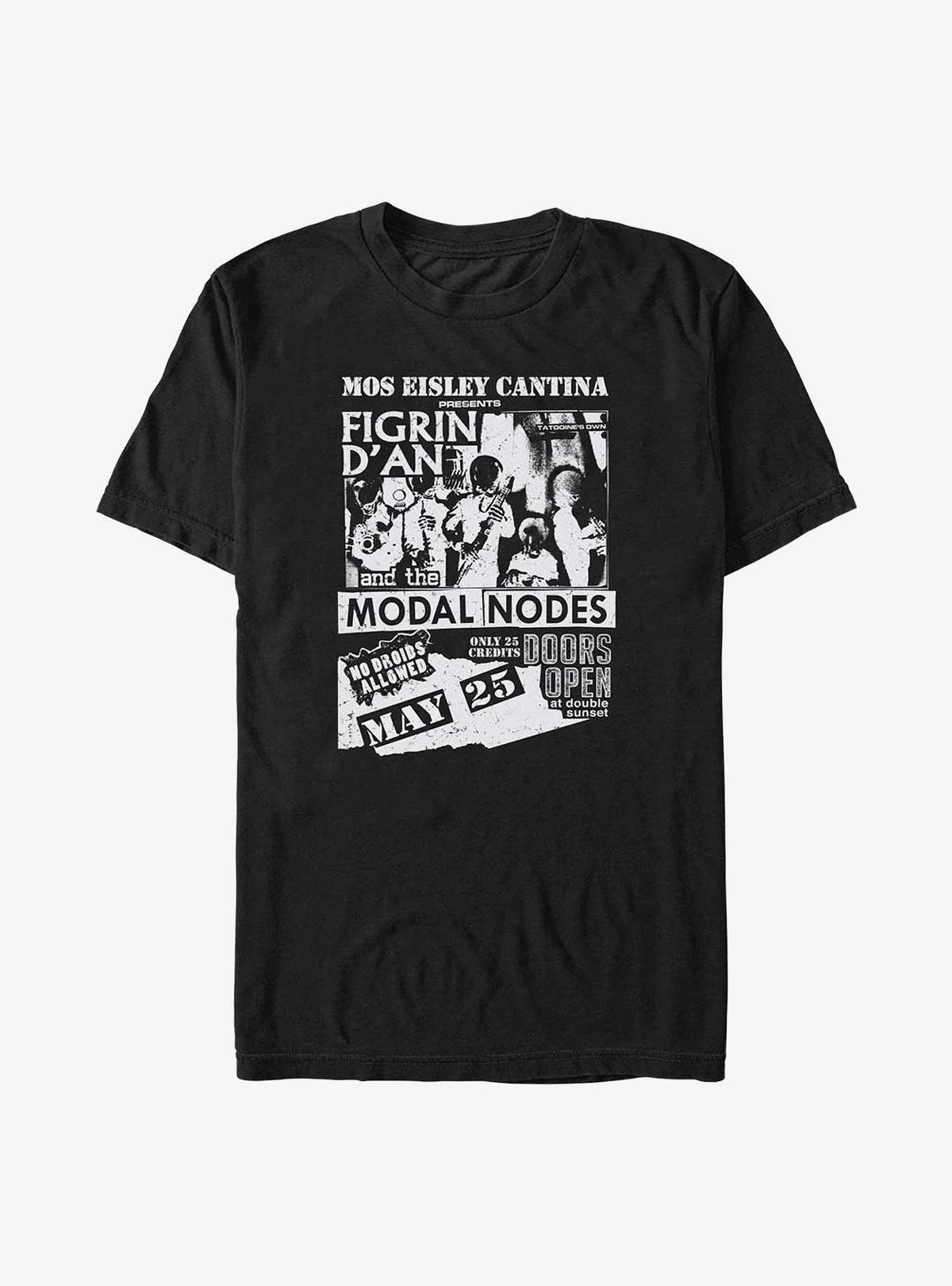 space adventure Mos Eisley Cantina Band Flyer Big Tall T-Shirt