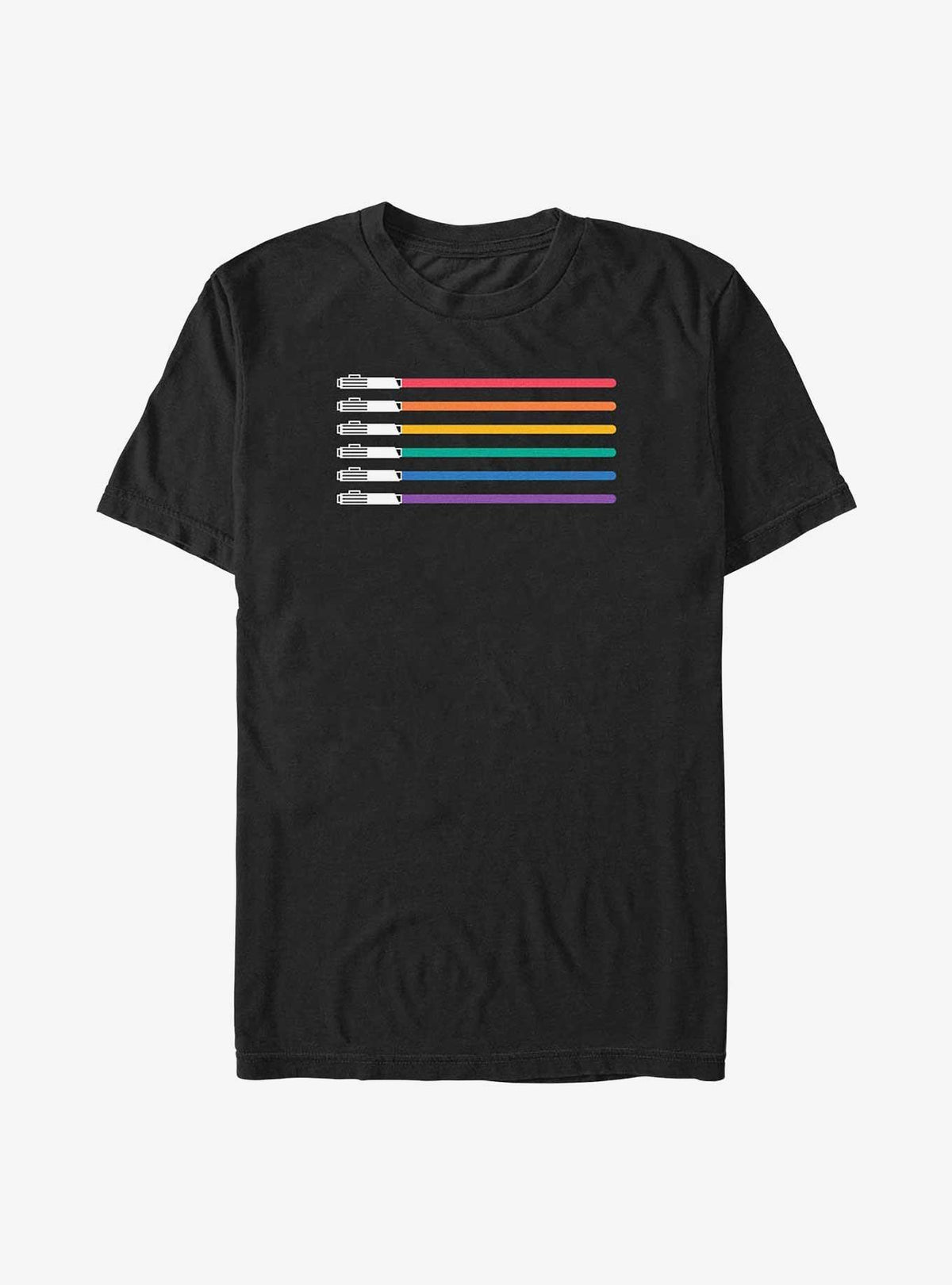 space adventure Lightsaber Pride Flag Big Tall T-Shirt