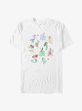 Princesses Princess Doodle Big Tall T-Shirt