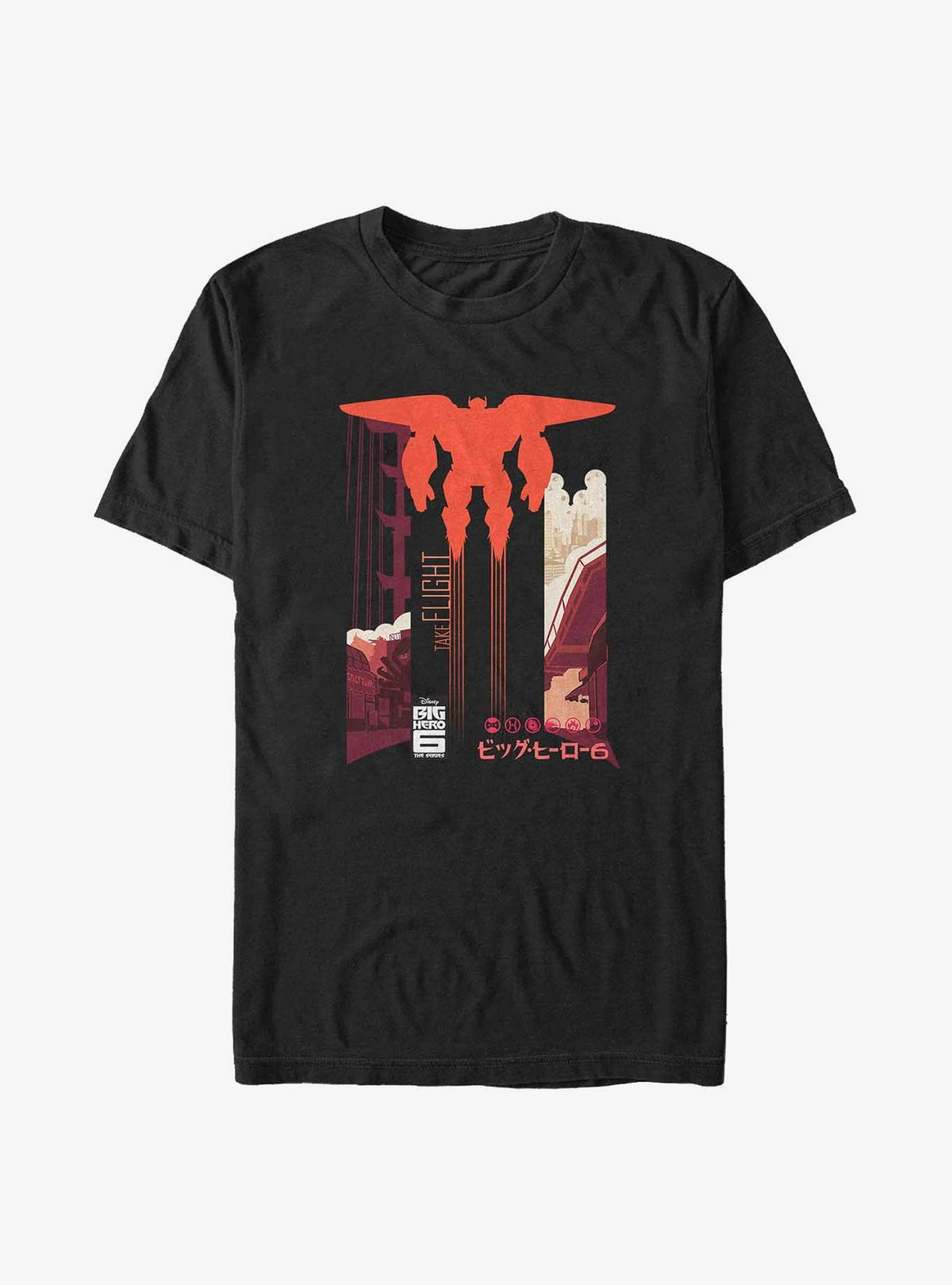 Big Hero 6 Fly Baymax Big Tall T-Shirt