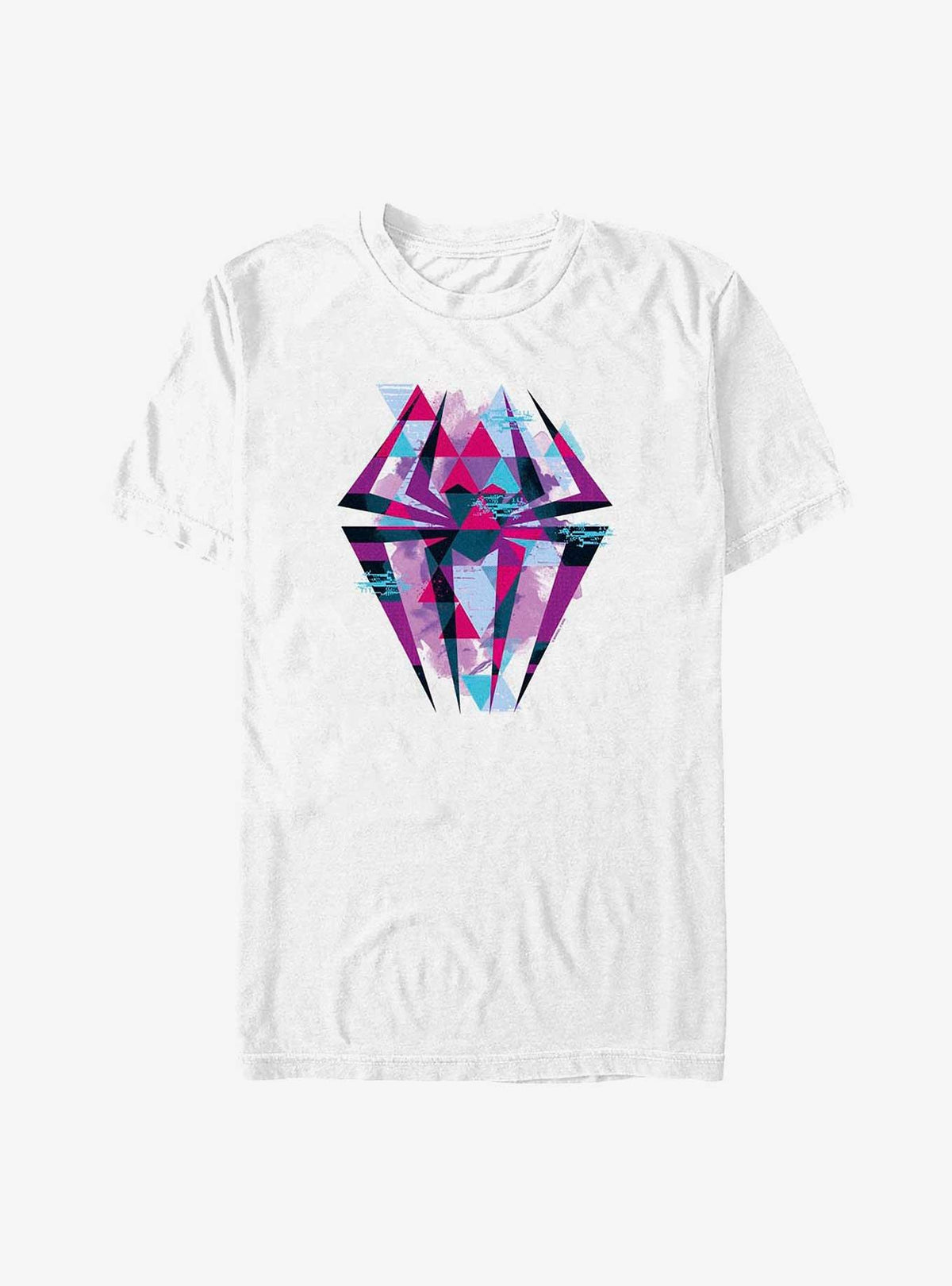 web hero Across the Spider-Verse Geometric Spider-Gwen and Miles Morales Symbol Big Tall T-Shirt