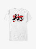 web hero Across the Spider-Verse Miles Name Tag Big Tall T-Shirt