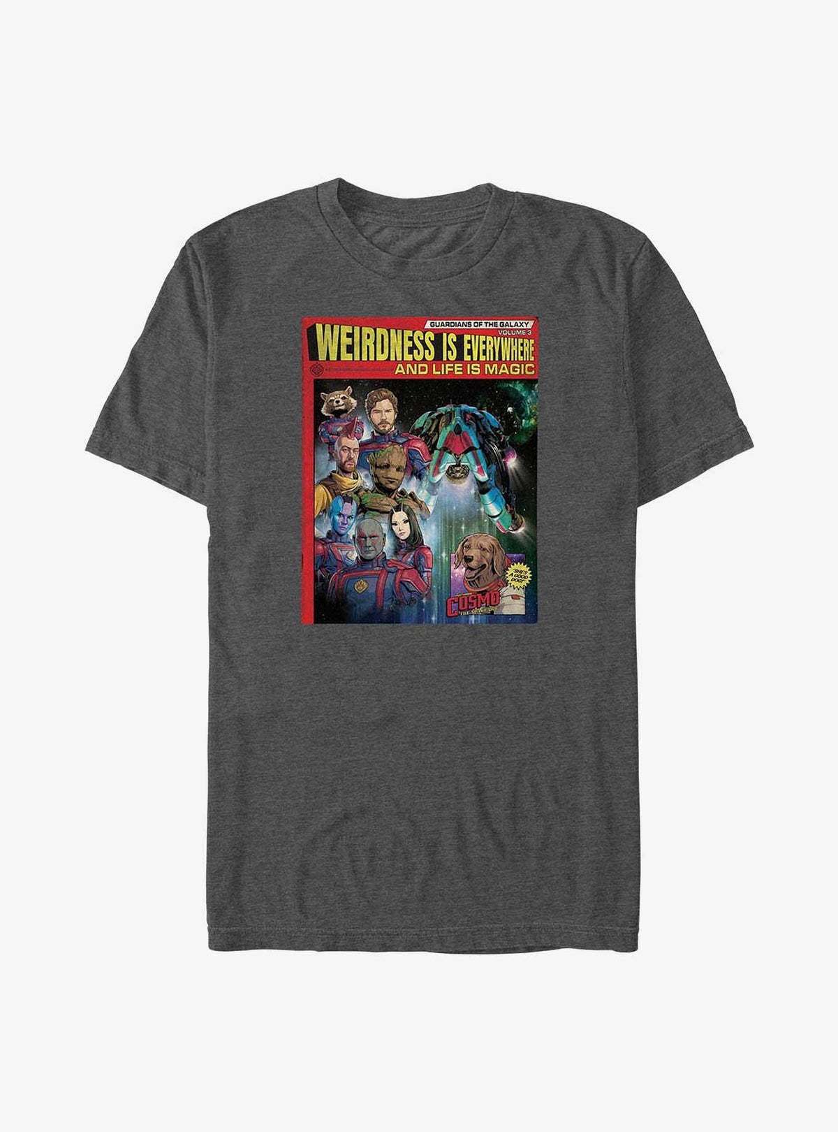 Guardians of the Galaxy Weirdness Is Everywhere Poster Big Tall T-Shirt
