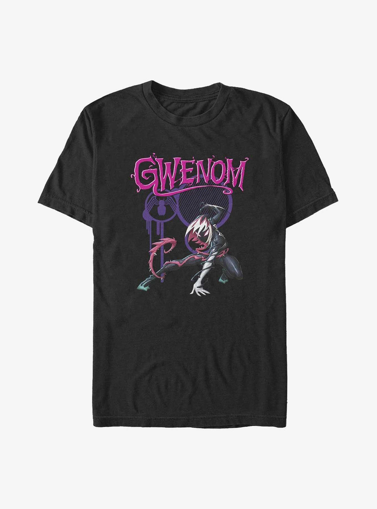web hero Into the Spider-Verse Spider Gwenom Big Tall T-Shirt