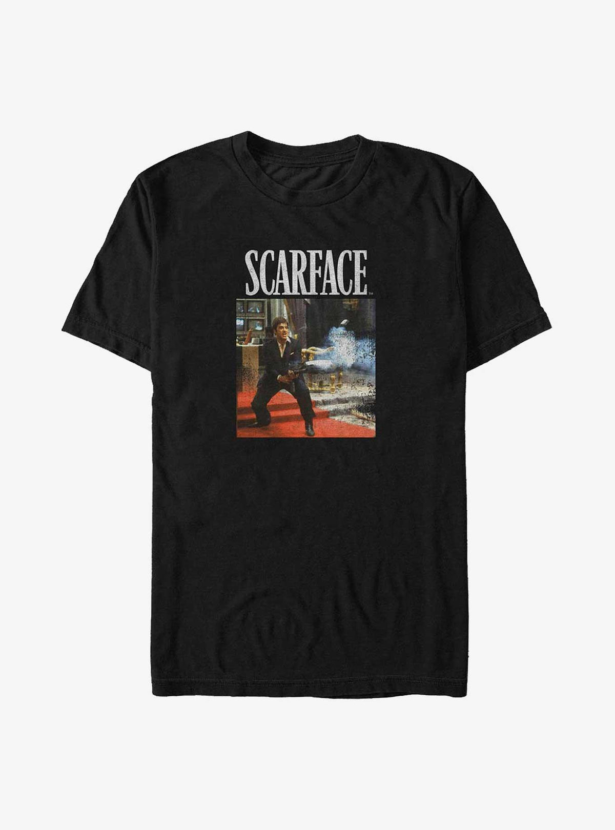 Scarface Say Hello To My Little Friend Big Tall T-Shirt