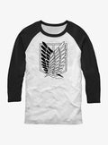 dark fantasy anime Scout Regiment Raglan T-Shirt