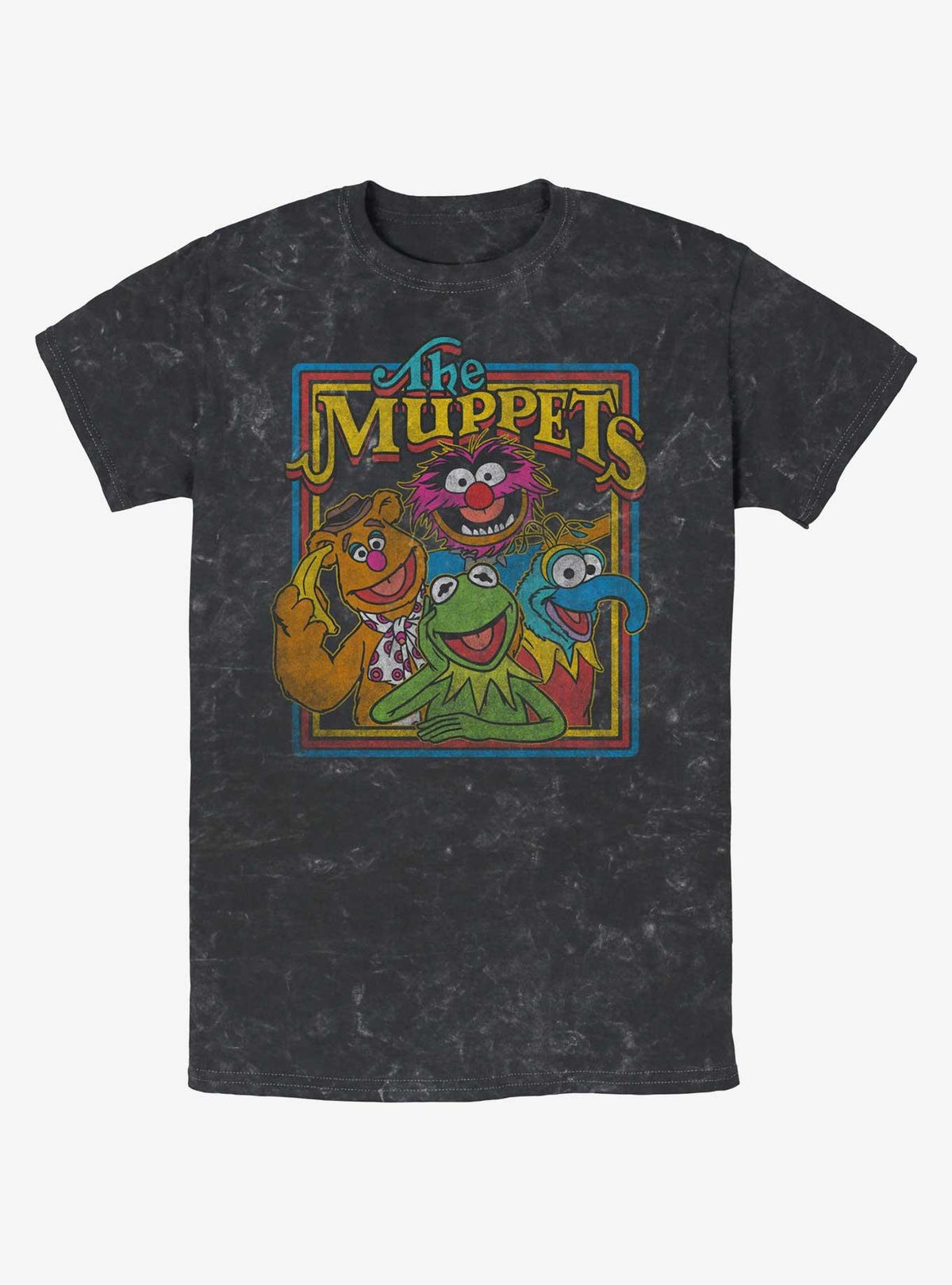 The Muppets Retro Muppet Poster Mineral Wash T-Shirt