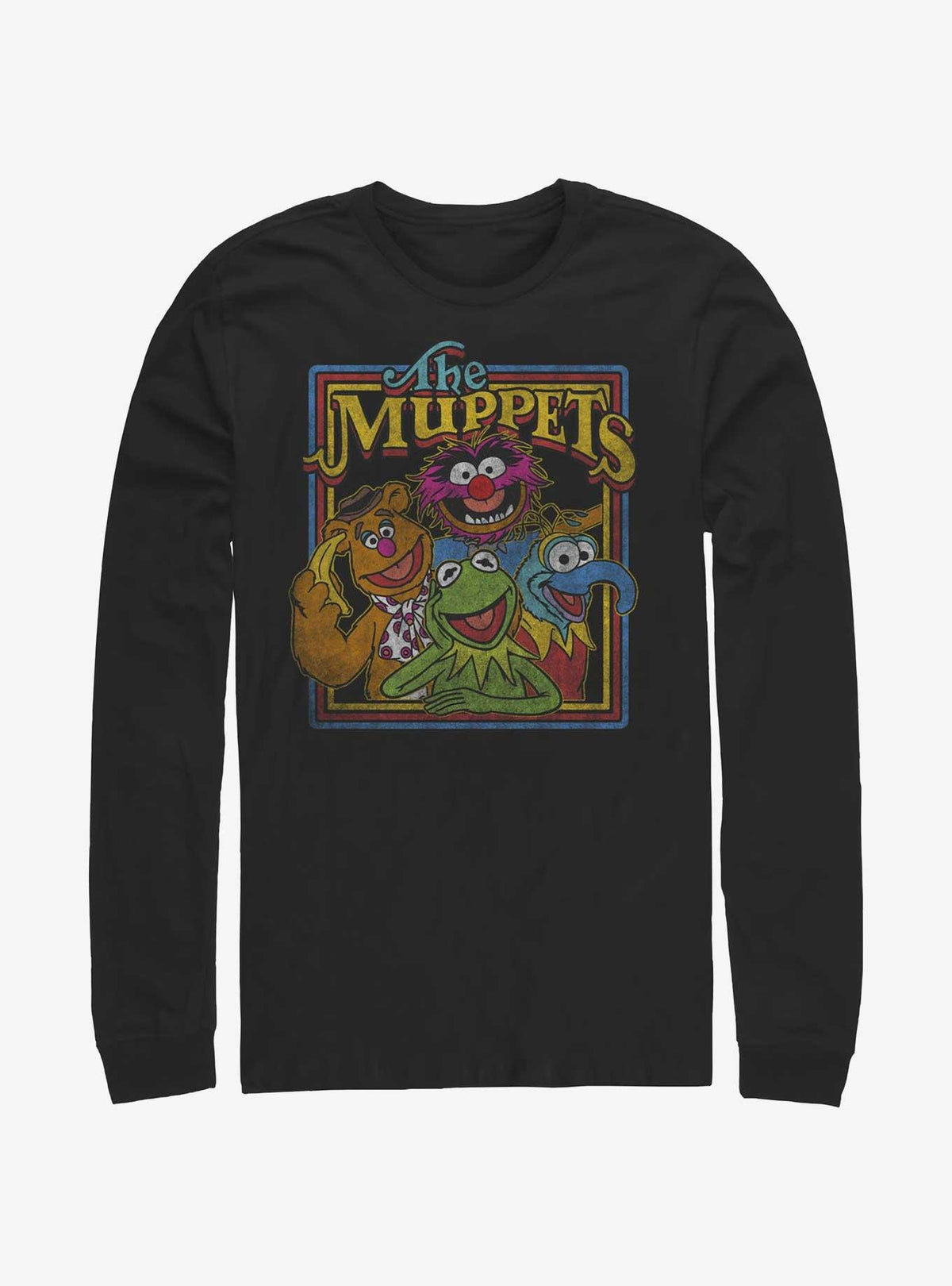 The Muppets Retro Muppet Poster Long-Sleeve T-Shirt