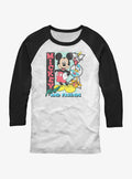Mickey Mouse Friends Retro Shapes Raglan T-Shirt