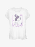 Mulan Soft Retro Mulan Girls T-Shirt