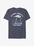 space adventure AT-AT Dashing Through The Snow Big Tall T-Shirt