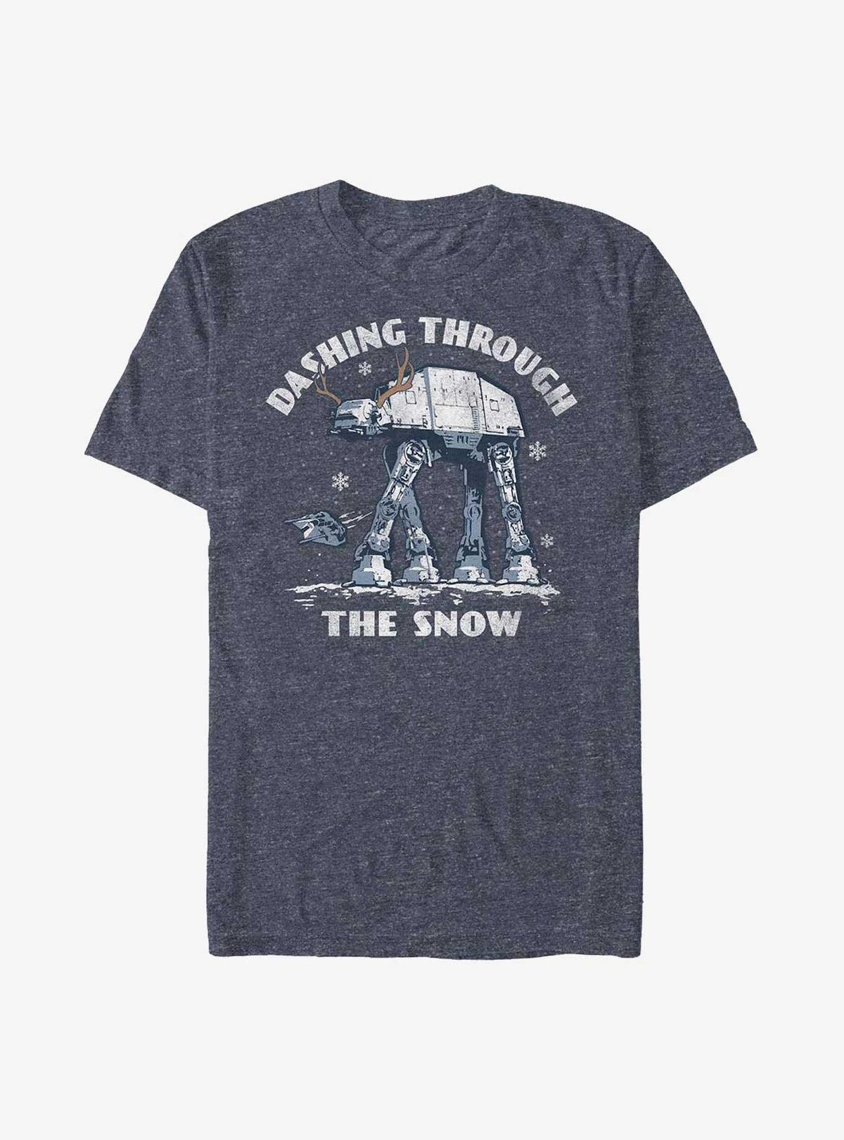 space adventure AT-AT Dashing Through The Snow Big Tall T-Shirt