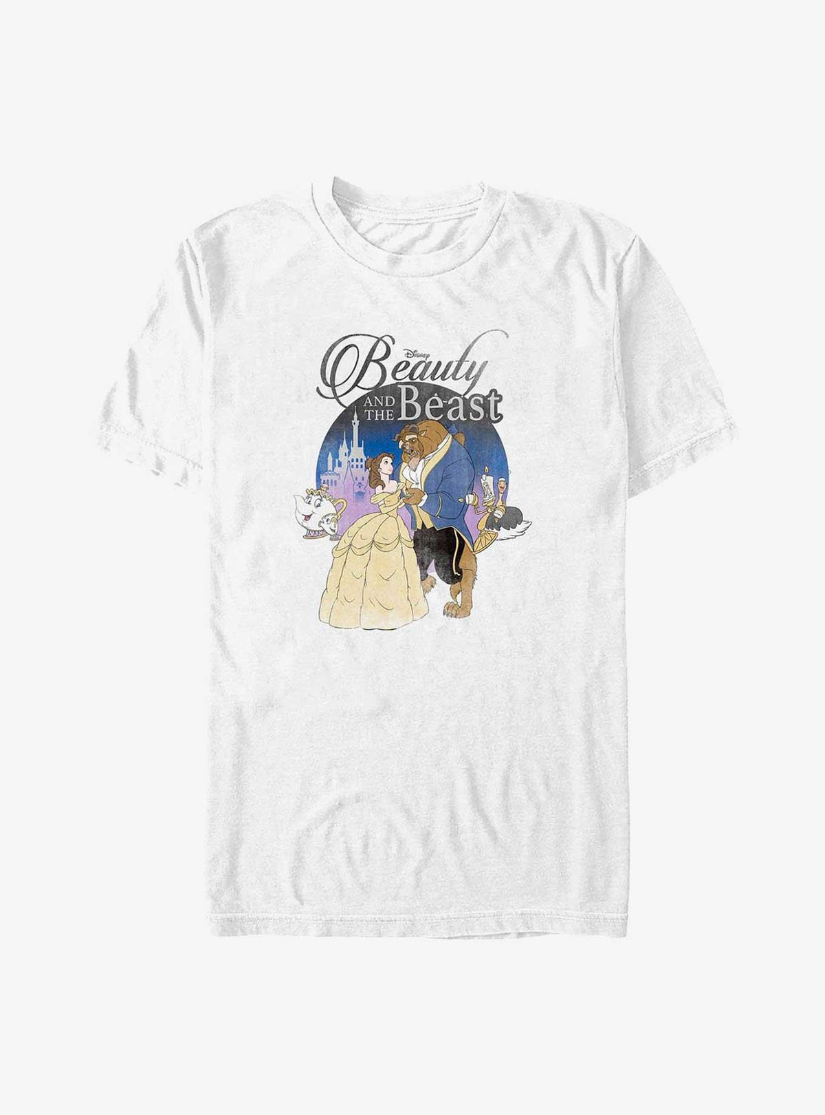 Beauty and the Beast Classic Lovers Belle and Beast Big Tall T-Shirt
