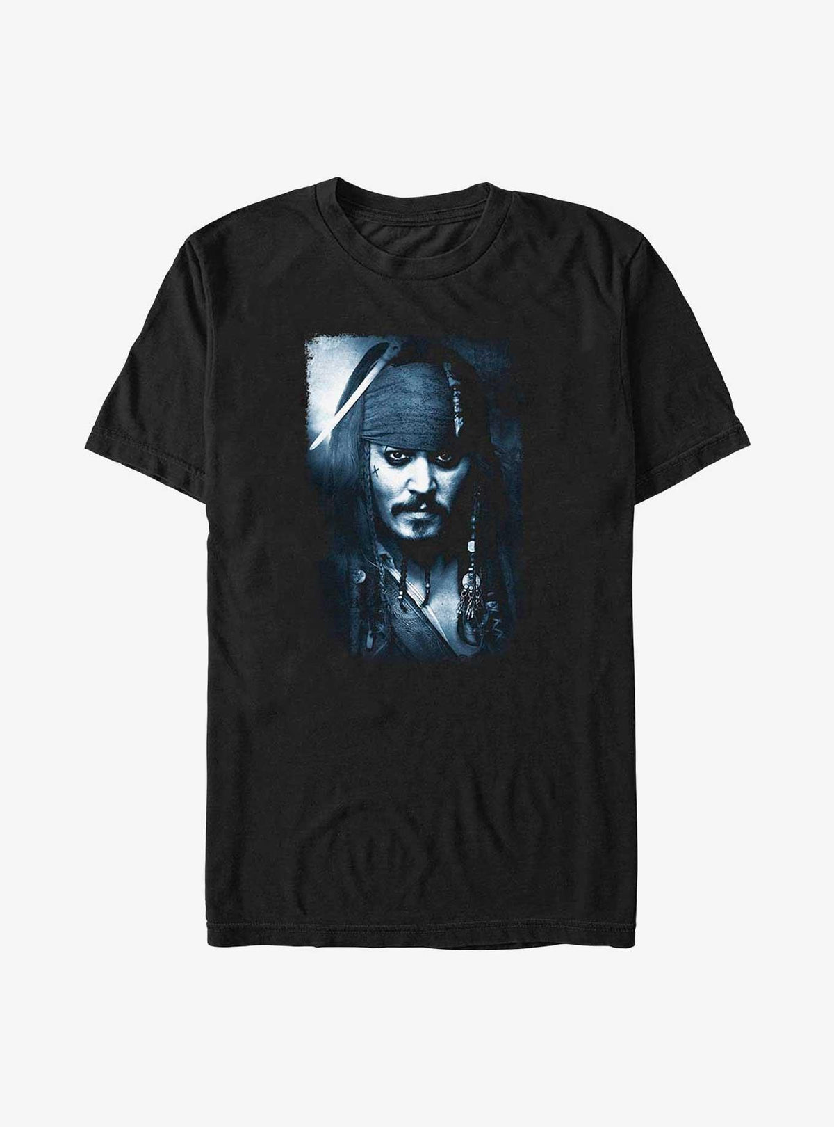 Pirates of the Caribbean Captain Jack Sparrow Big Tall T-Shirt