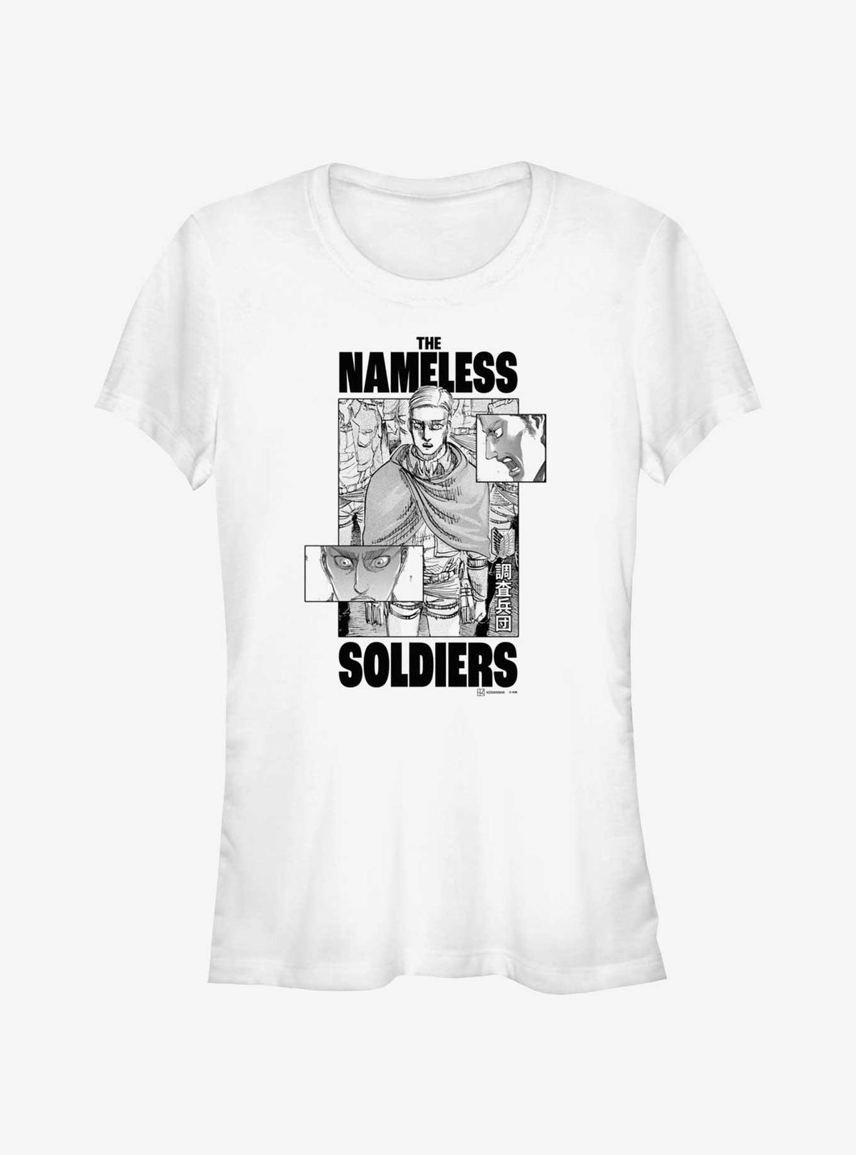 dark fantasy anime Nameless Soldiers Girls T-Shirt