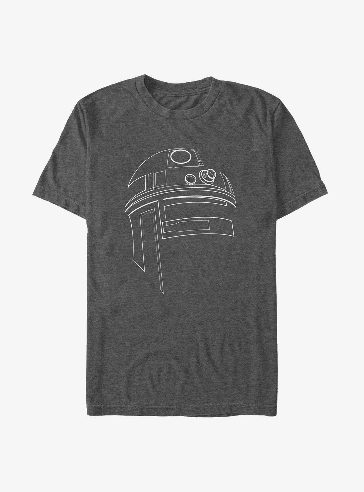 space adventure R2-D2 Outline Big Tall T-Shirt