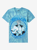spirit swordsman Grimmjow Tie-Dye Boyfriend Fit Girls T-Shirt