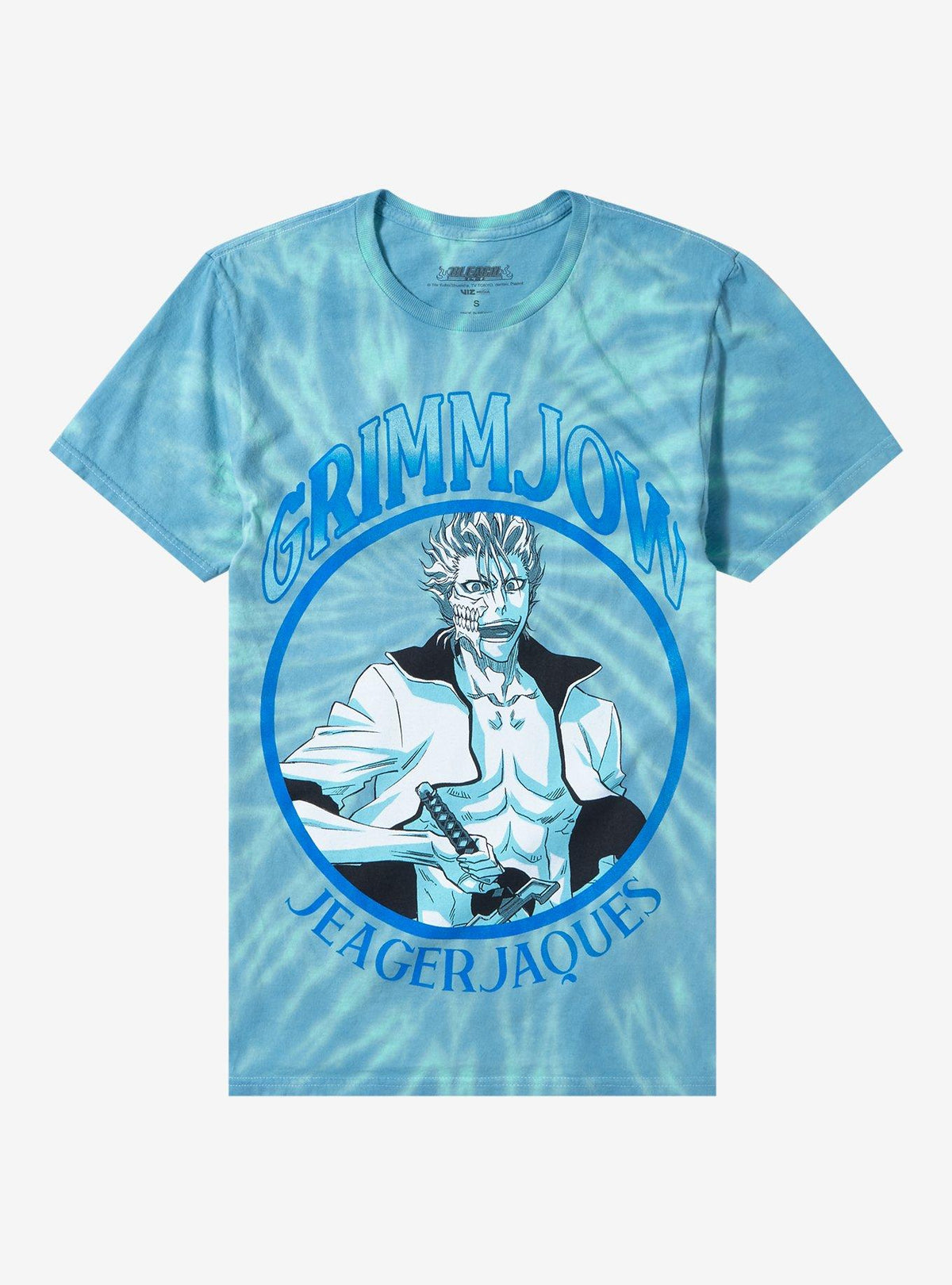 spirit swordsman Grimmjow Tie-Dye Boyfriend Fit Girls T-Shirt