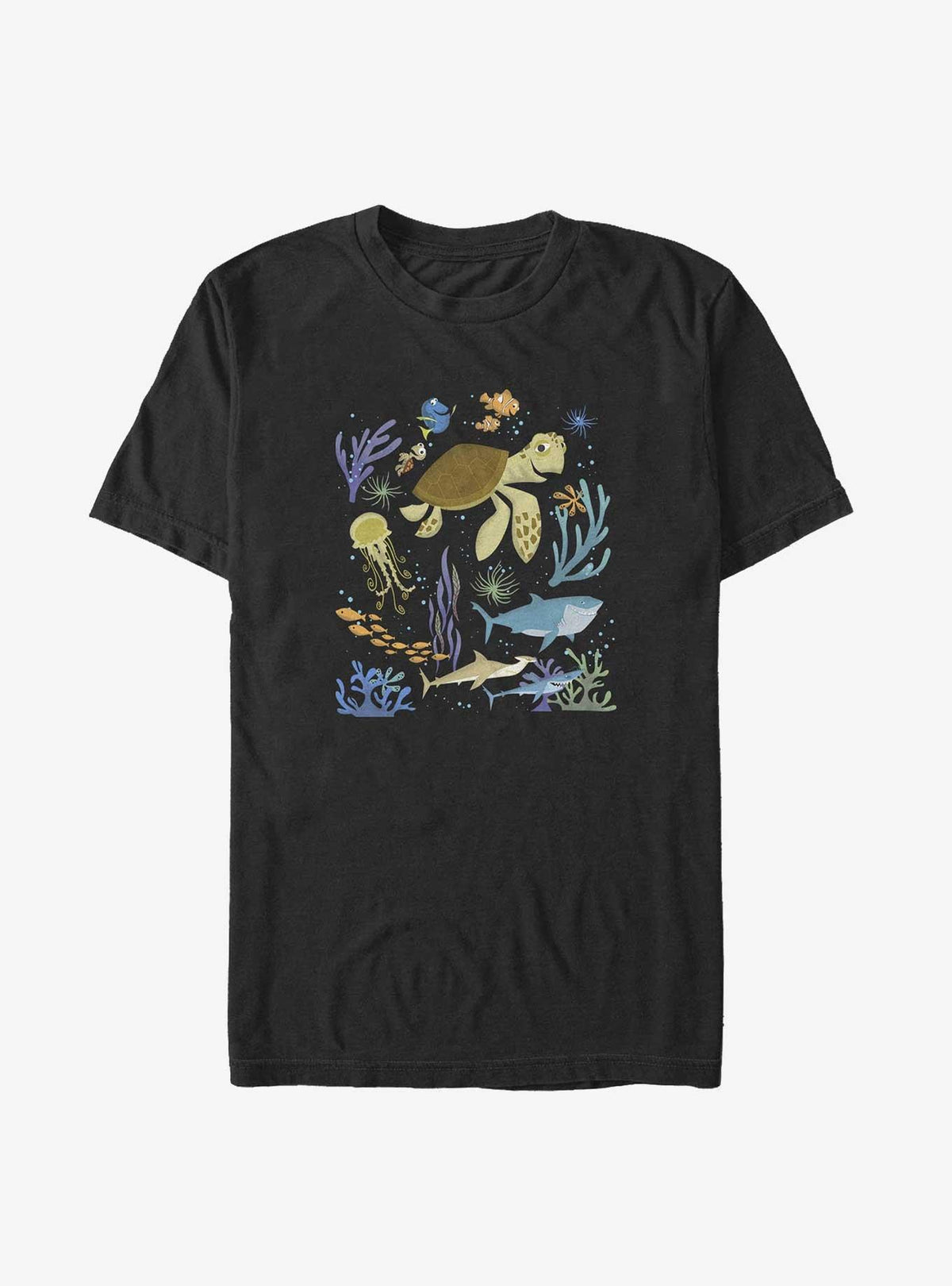Finding Nemo Sea Scene Poster Big Tall T-Shirt
