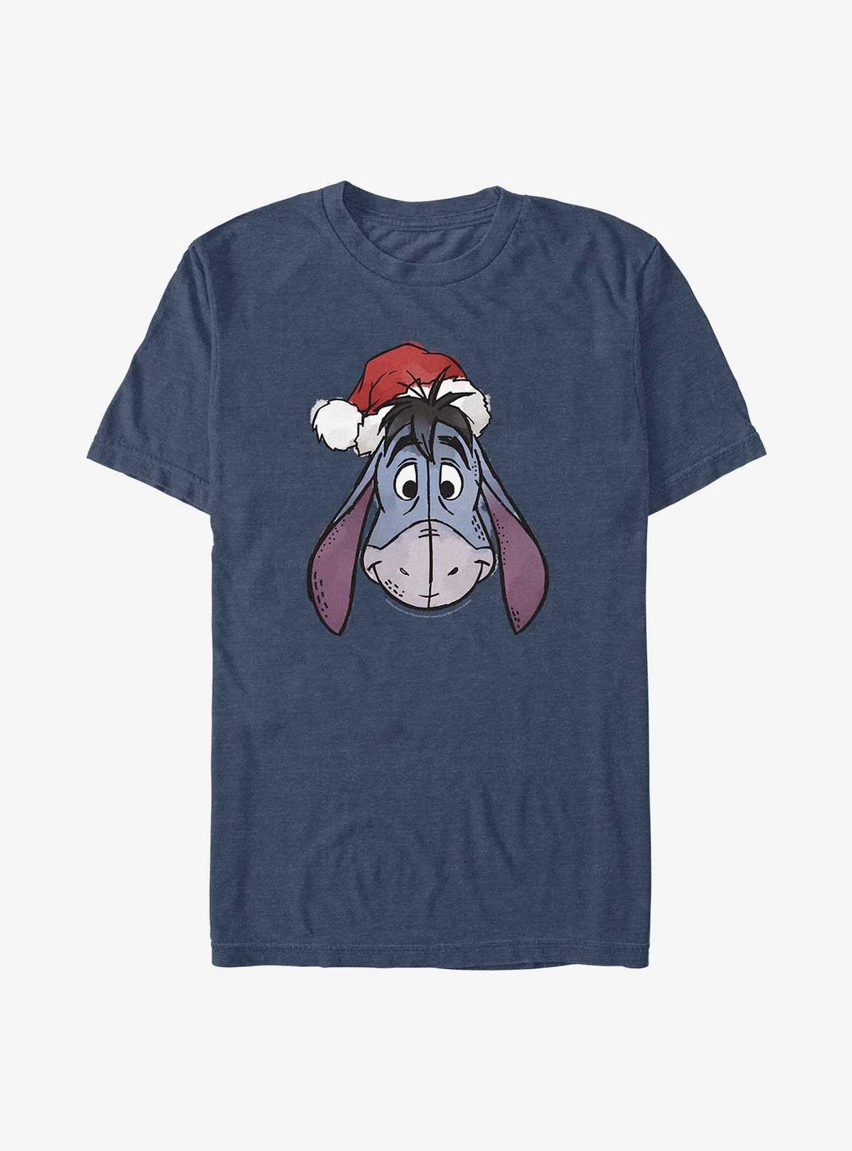 Winnie The Pooh Santa Eeyore Big Tall T-Shirt