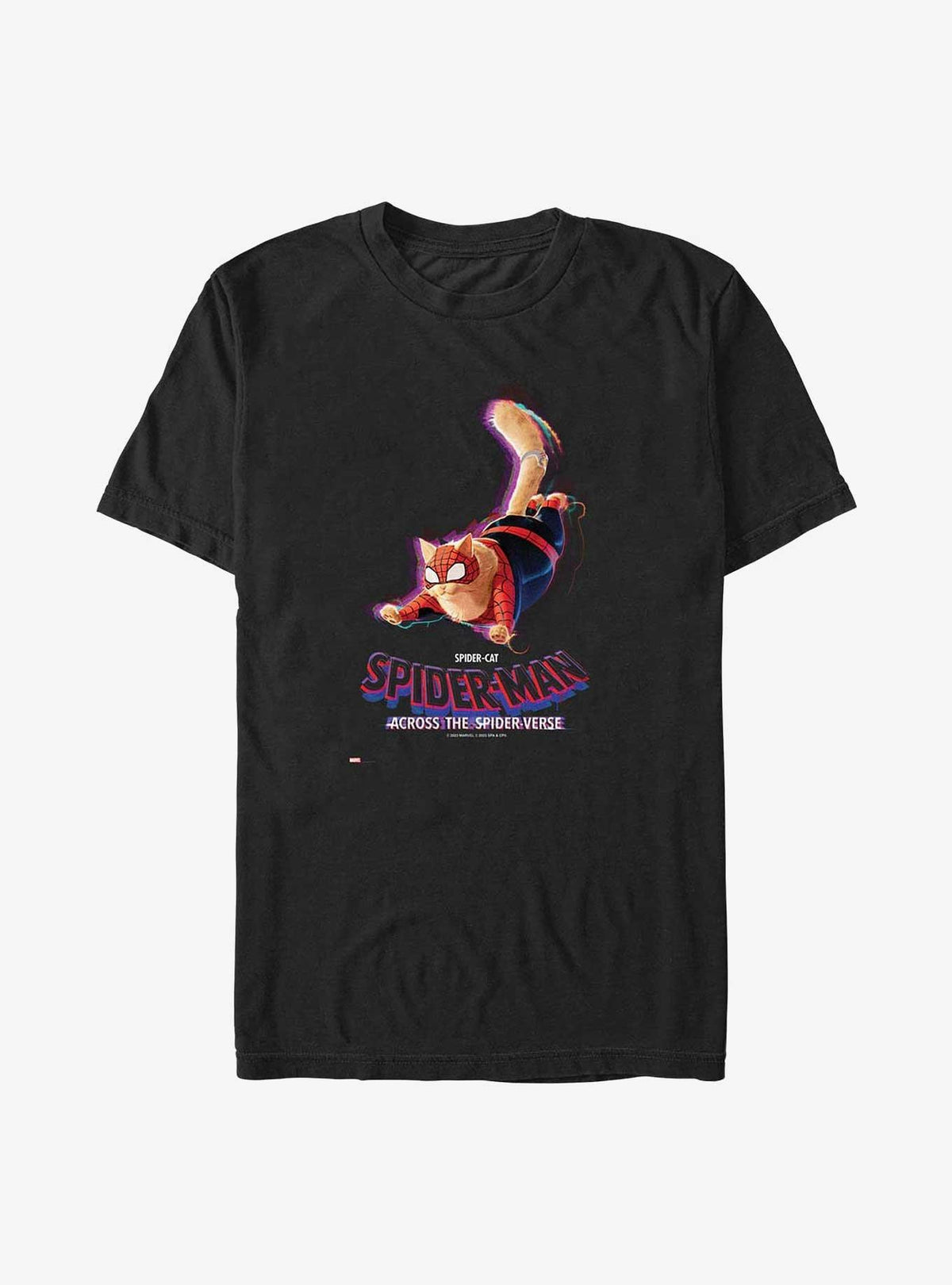 web hero Across The Spider-Verse Spider-Cat Poster Big Tall T-Shirt