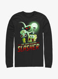 cartoon sea sponge Hash Slinging Slasher Long-Sleeve T-Shirt