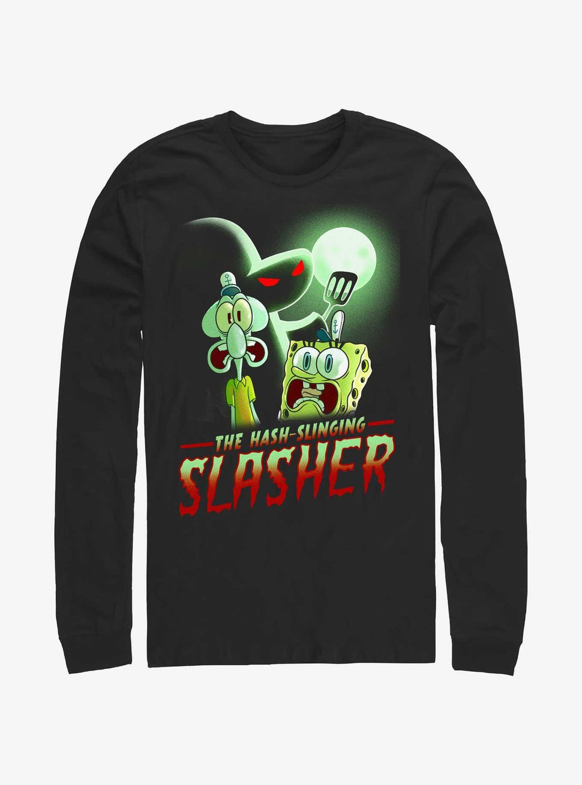 cartoon sea sponge Hash Slinging Slasher Long-Sleeve T-Shirt