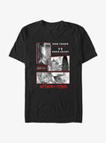 dark fantasy anime Eren vs Armin T-Shirt