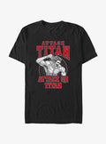 dark fantasy anime Attack Titan Eren T-Shirt