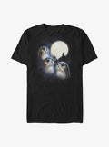 space adventure Episode VIII The Last Jedi Howling Porgs Big Tall T-Shirt