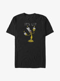Beauty and the Beast It's Lit Lumiere Big Tall T-Shirt