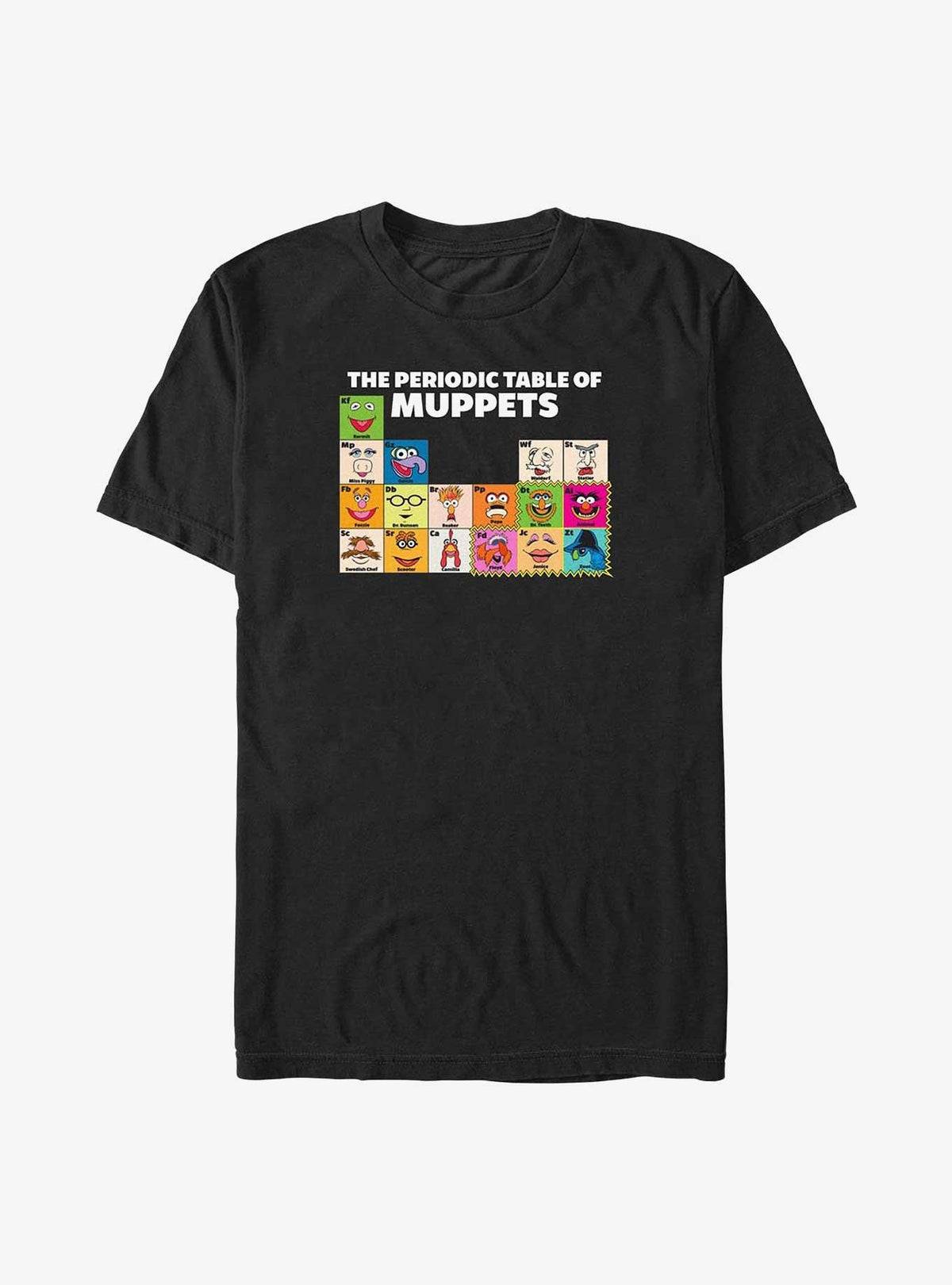 The Muppets Periodic Table Of Muppets Big Tall T-Shirt