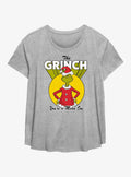 Dr Seuss How The Grinch Stole Christmas Retro Girls T-Shirt Plus Size