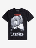 dark mystery anime Misa Tonal Boyfriend Fit Girls T-Shirt