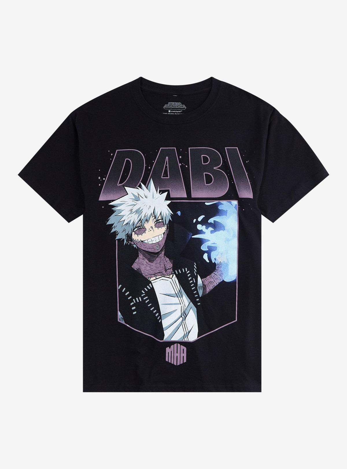 hero anime Dabi Jumbo Print T-Shirt