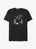 space adventure Leia and Han Death Star Love Big Tall T-Shirt