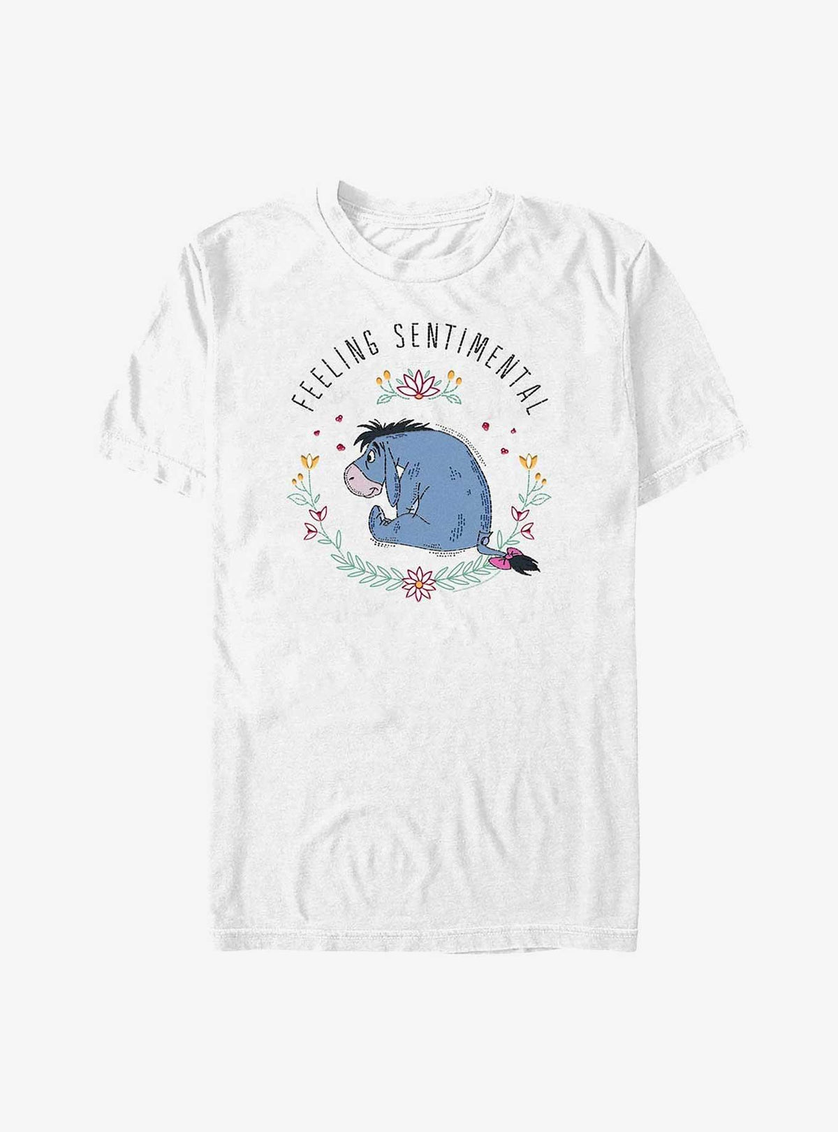 Winnie The Pooh Eeyore Flowers Big Tall T-Shirt